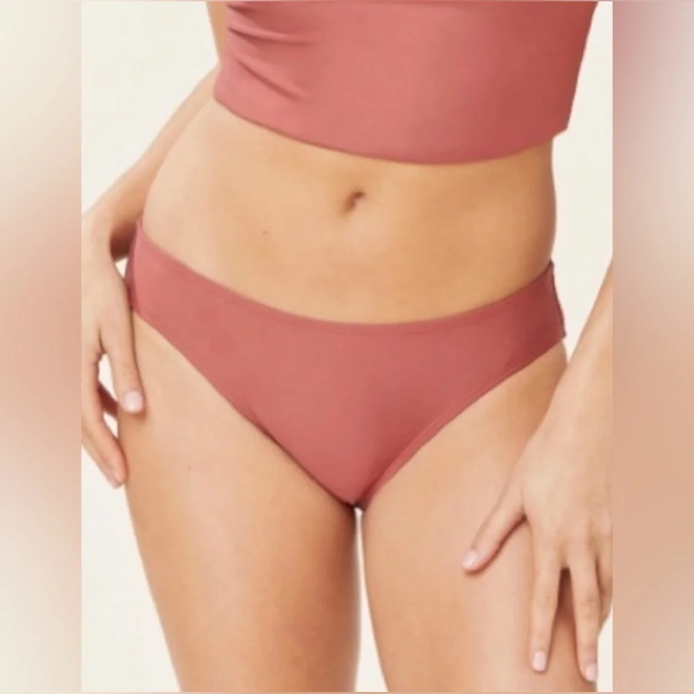 Andie Swim The Bikini Bottom in Clay Size Medium NWT - Picture 5 of 5